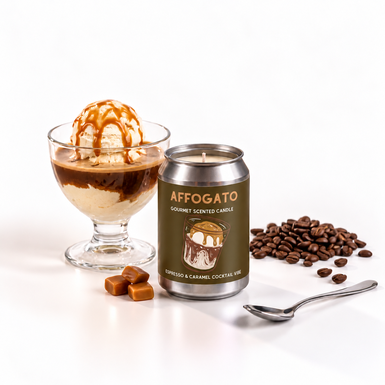AFFOGATO aromātsvece alumīnija bundžā (270 ml)
